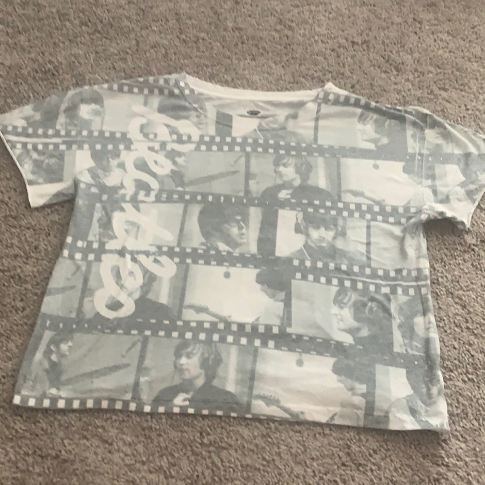 The Beatles Crop Top